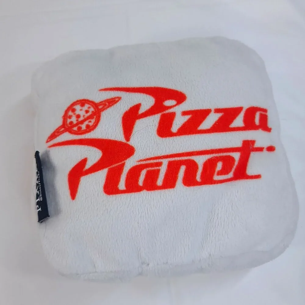 Chewy Pizza Planet dog toy pizza box white square‎ plush Toy Story Disney Pixar